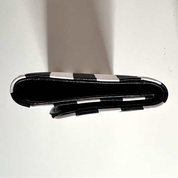NWOT black and white striped wallet - Picture 4 of 6